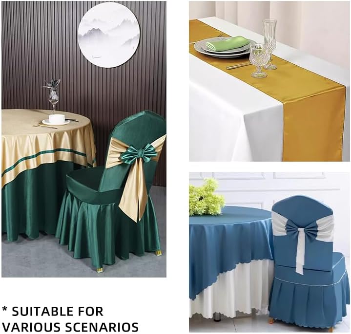 Miniatura 5 de Tela de satén sedoso blanco de 1 yarda de 63 pulgadas de ancho para bodas, decoración, fiesta, moda, ropa, manualidades, costura