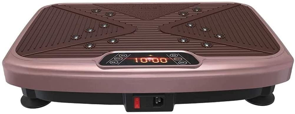 Vibration Plate Exercise Machine Whole Body Workout Fitness Platform Speed Control 1-99 Level for Home Fitness Weight Loss