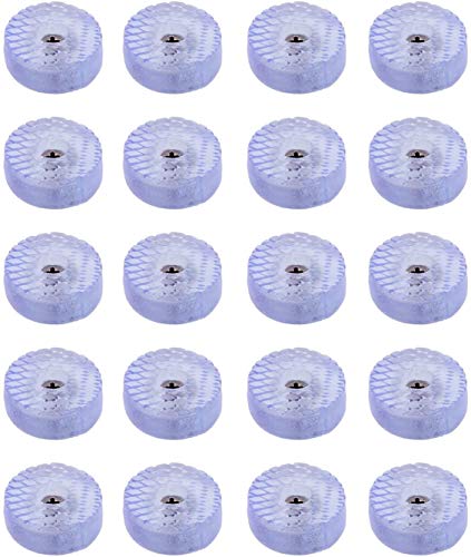 20 almohadillas redondas transparentes para muebles, pies antideslizantes para mesa, escritorio, silla, patas de sofá, cancelación de ruido, deslizadores de muebles