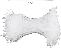 SIDAZON 3 Inch Clear Plastic Hang Tag Fasteners 500 Pack - Snap Lock Pins for Retail Clothing Tags Crafts Jewelry