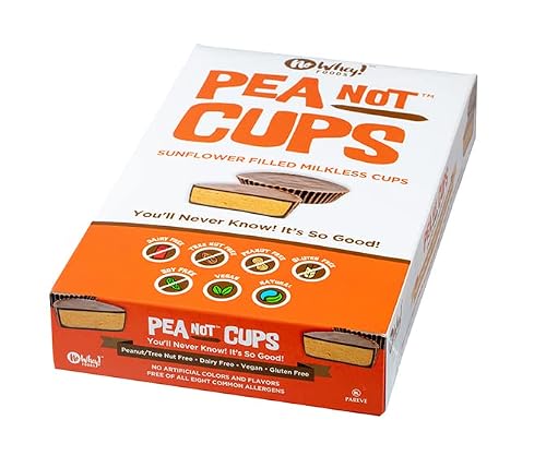 Vegan, Gluten Free, Nut Free |Large Chocolate PeaNot Butter Cups (12 Pack) | Dairy Free, Soy Free, Sesame Free | Allergy Friendly Snacks | No Whey Foods - Thumbnail 2