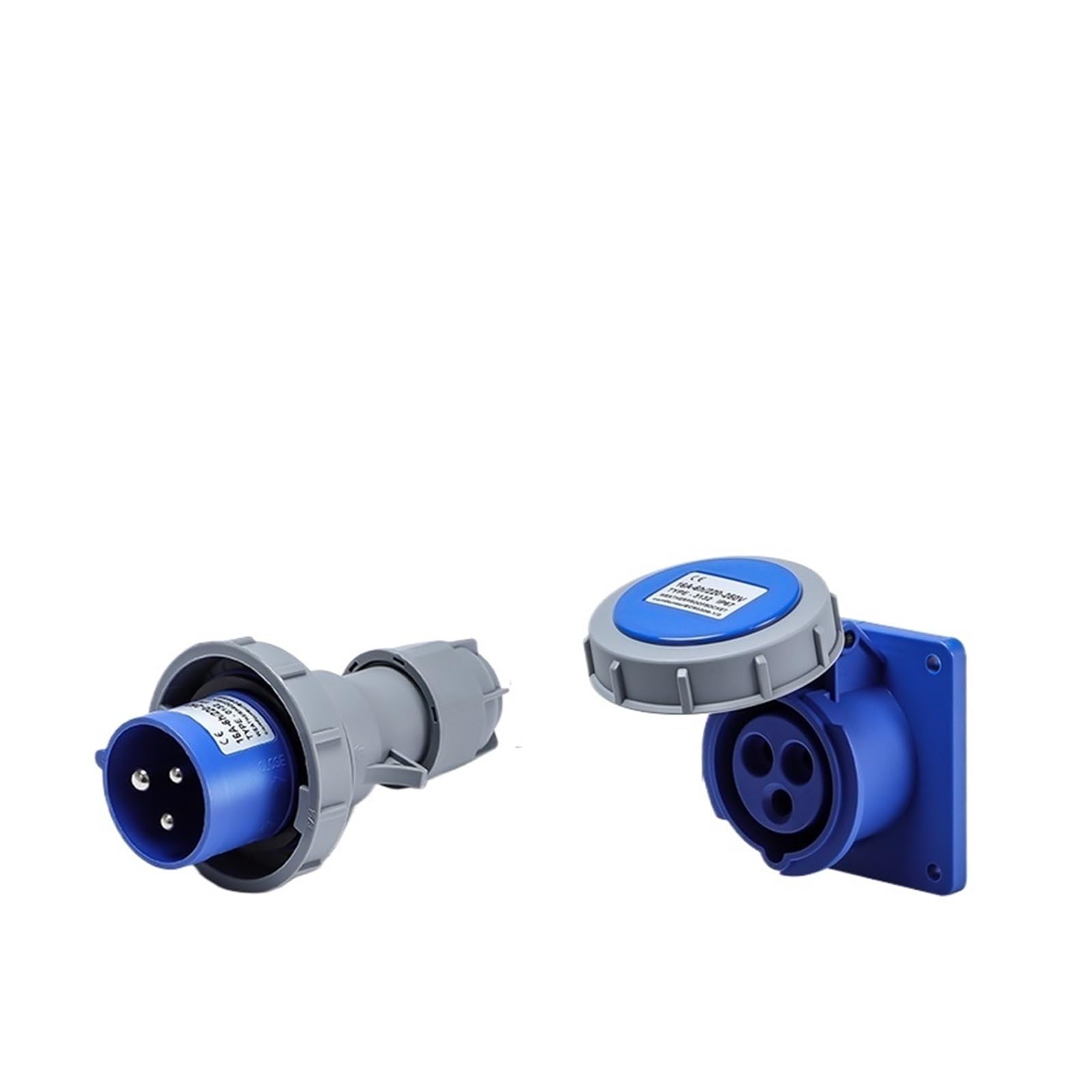 Conector industrial de aviación con blindaje IP67 y núcleos de alta conductividad