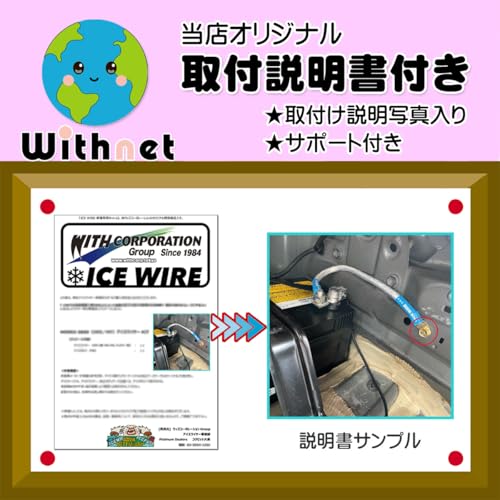 ジムニー JB64 JB74車種専用 アーシングケーブルキット『アイス