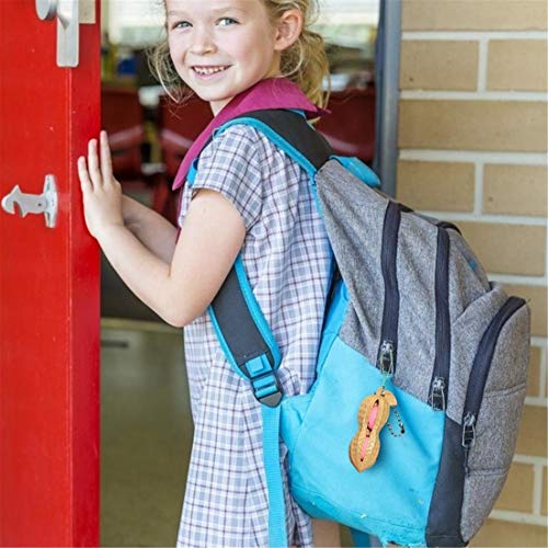 NC NC Squeeze Peanut Toy Keychain, Stress Relief