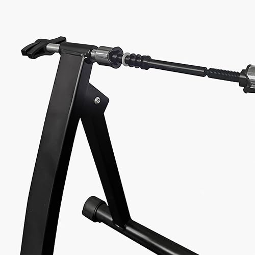 Miniatura 7 de Buachois Eje de entrenamiento de bicicleta, M12x142mm M12x148mm longitud ajustable de alta resistencia, entrenador de bicicleta de aleación de