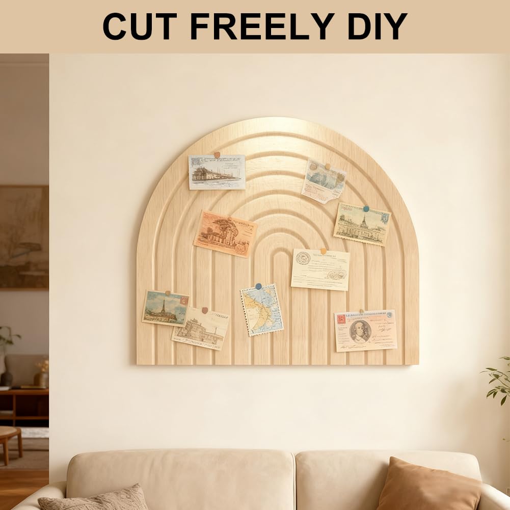 Tableau en liège 120x60cm, Grande plaque en liège avec carreaux en feutre de 1cm d'épaisseur, Tableau avec bords ronds pliables, Tableau en feutre autocollant visionboard pour décoration de chambre
