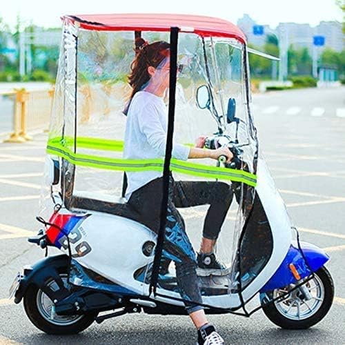 Housse de pluie pour scooter de mobilité avec bandes réfléchissantes