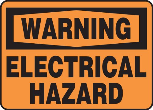Signalétique de danger électrique Accuform en Aluma-Lite ultra résistant