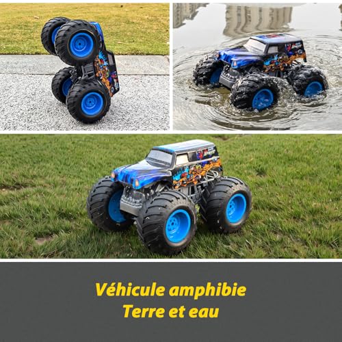Monster Truck Télécommandé 1:16 pour Enfant avec Rotation 360° - 6