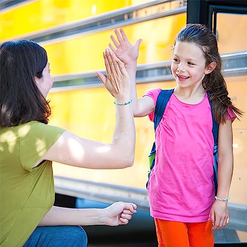 Image of First Day of Kindergarten /School Bracelet Gift, Back to School Bracelet Mommy and Me