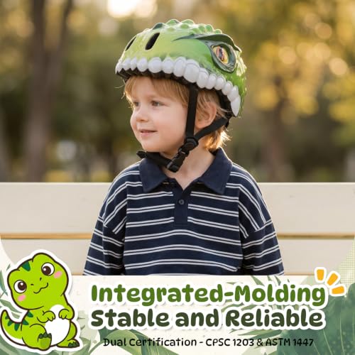Image of Kids Toddler Bike Helmet, Adjustable and Multi-Sport for Child Boys and Girls, 2 Sizes