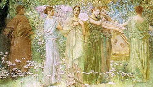 Affiche murale Wilmer Dewing imprimer animaux tableaux art decoration bureau 60x90cm