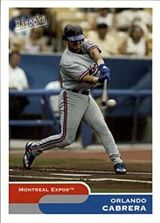2004 Topps Bazooka #33 Orlando Cabrera MLB Baseball Trading Card