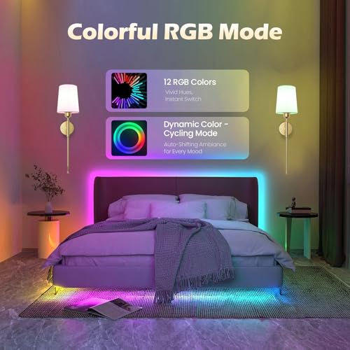 Image of Battery Operated Wall Sconce Set of 2 - Rechargeable Wireless Wall Lights with Remote, 15 Colors Dimmable Gold Sconces for Bedroom, Living Room, Hallway Decor