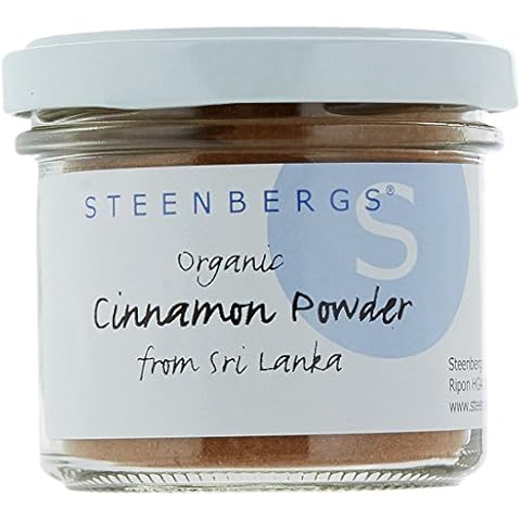 Steenbergs Organic Cinnamon Powder 40g Jar Cover
