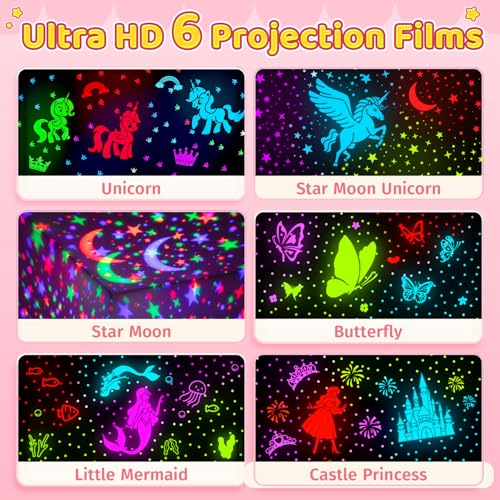 One Fire WH-E07 Unicorns Gifts For Girls Night Light Projector thumb #7