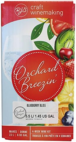 Orchard Breezin' Blueberry Bliss Shiraz Wine Kit by RJS