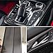 MOTONG 6D Black Carbon Fiber Vinyl Wrap for Cars - High Gloss Self-Healing Automotive DIY Film - Removable, Waterproof Vehicle Wrap for Doors, Bumper, Interior Trim (11.81 * 118.11 inch)