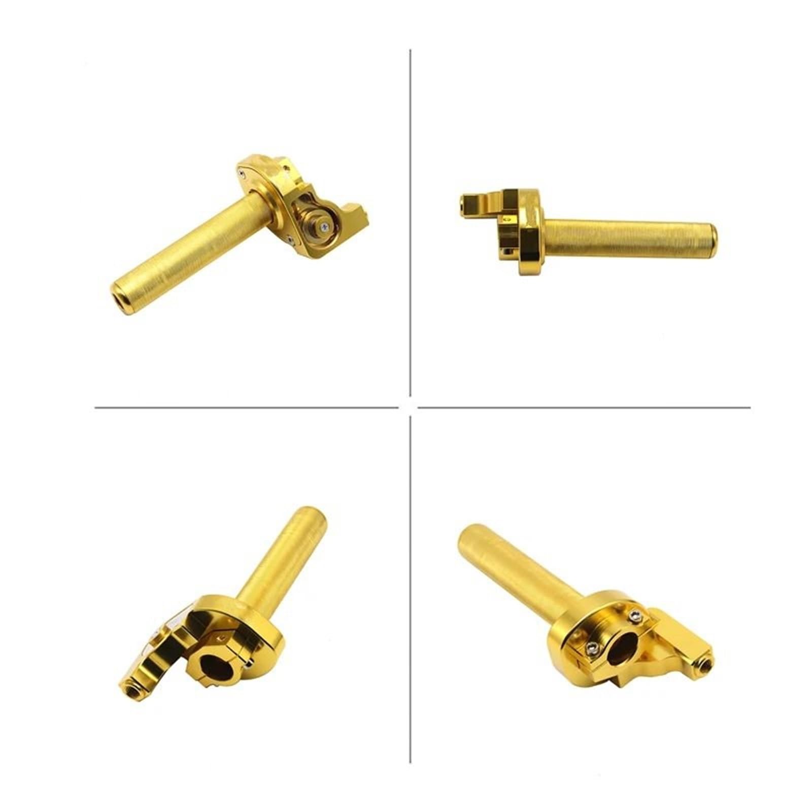 Uchwyty motocyklowe Uniwersalny 22 mm uchwyt motocyklowy CNC z aluminium, manetka gazu Quick Twister z linką gazu, pasuje do silników 50, 110, 125 i 250 cm3