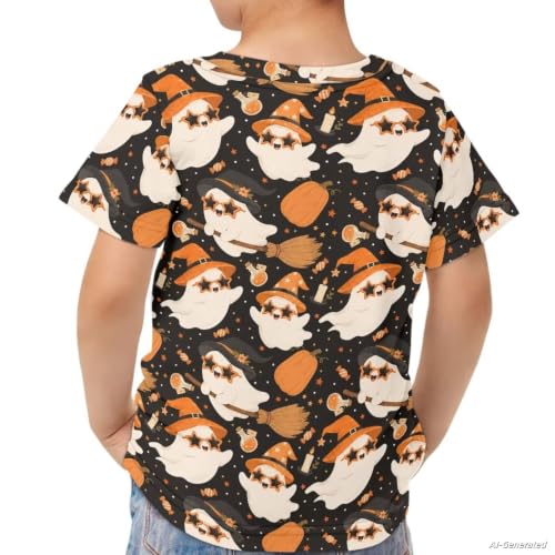 Image of Renewold Kids Novelty T-Shirt for Girls Boys Short Sleeve Crewneck Summer Tee Soft Breathable Graphic Shirt for Age 2-16