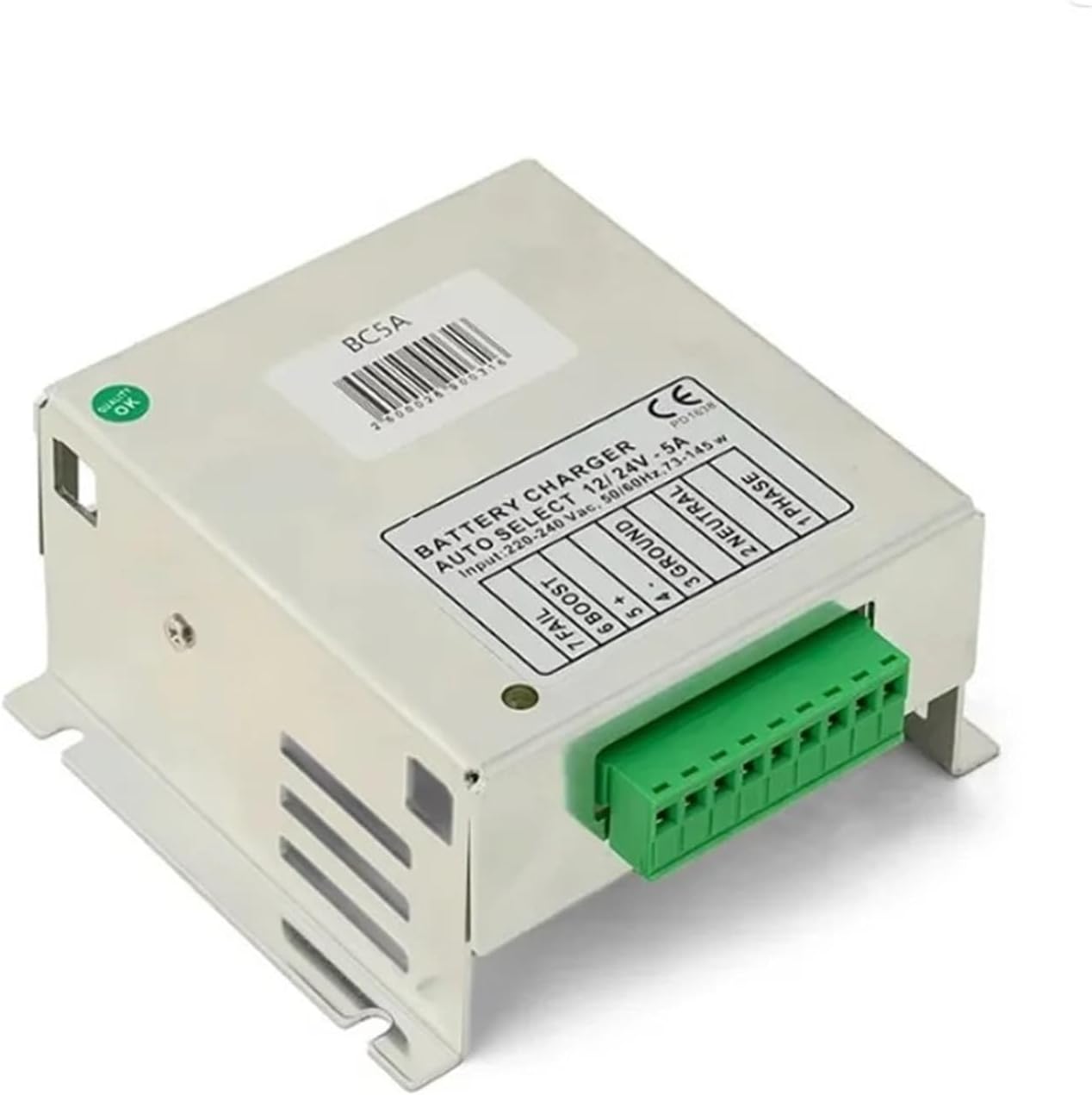 BC5A 12V/24V Diesel Generator Automatic Intelligent Battery Charger Module Float Charger Design Adapter Generator Parts 5A