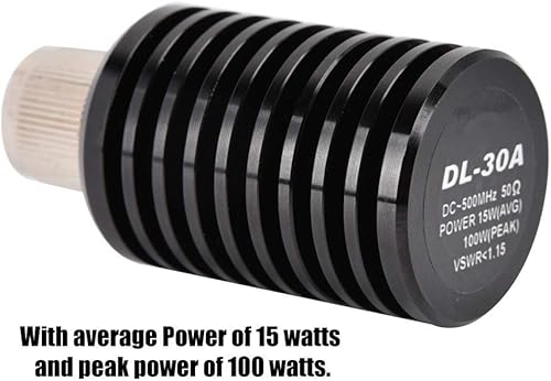 Miniatura 4 de Antena de prueba de carga ficticia de radio bidireccional de 2.835 in, portátil Dl 30A 50 carga ficticia 100W 0 500 Mhz Pl 259 UHF conector macho