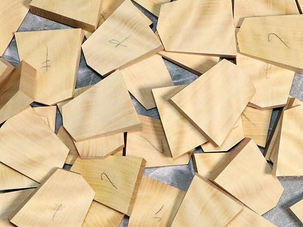 駒木地島黄楊／天然木・虎斑(大振り)-02-Y 駒木地島黄楊・天然木／虎斑