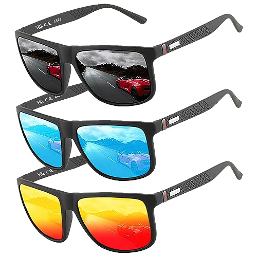 Polarized sunglasses for men/women; light frame; HD pilot lenses; Golf/driving/fishing/travel Eyewear