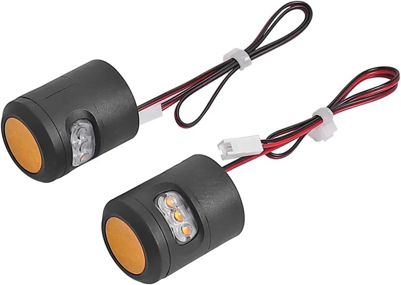 Scooter Parts Turning Signal Light Compatible with Electric Scooter Traffic Safety Handlebar Switch 1pairs Turning Light Replacement Accessories