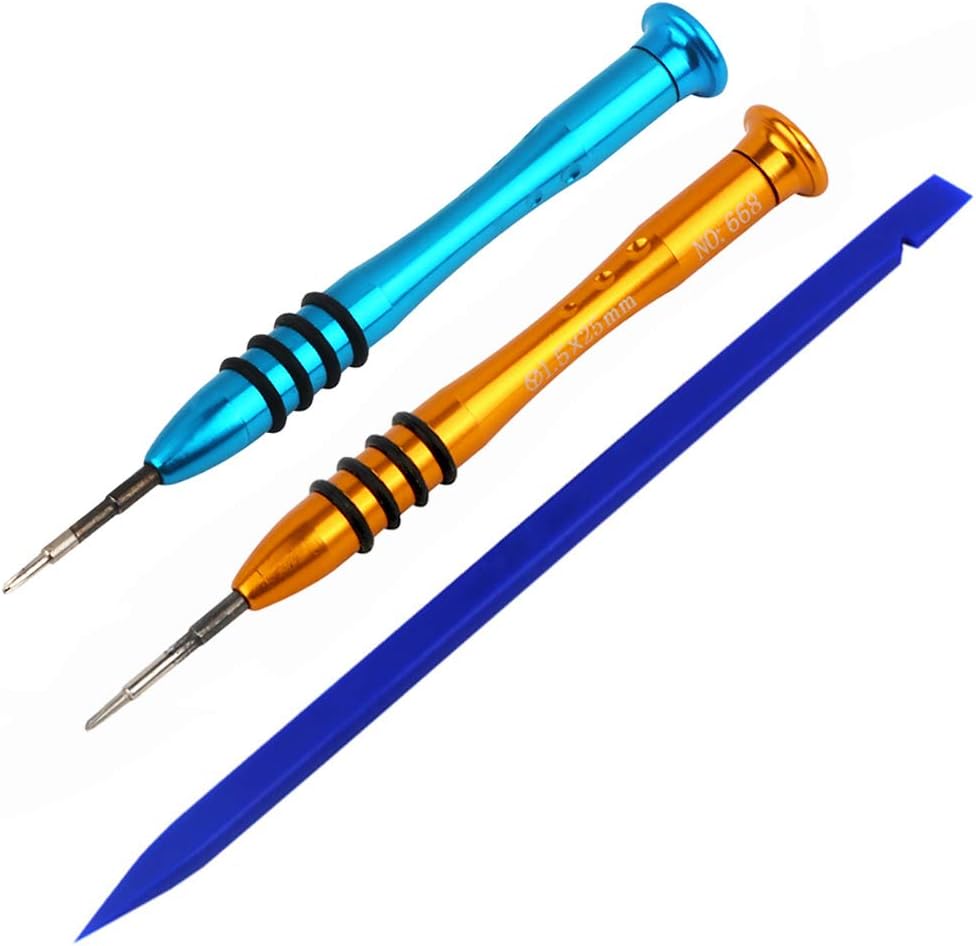 Precision 1.5mm Y00 Triwing Screwdriver + PH000 Phillips Screwdriver Set Pry Opening Kit Compatible with Nintendo Switch Repair Tools