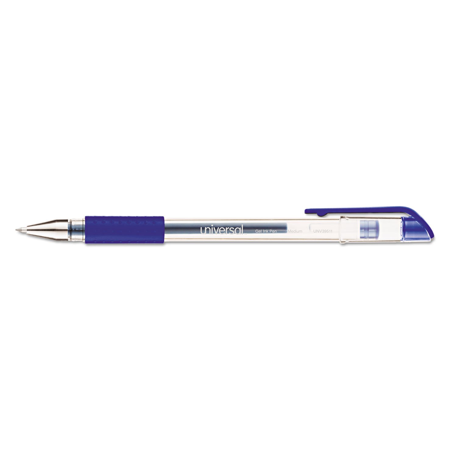 Universal Tintenroller, Gelschreiber, blaue Tinte, Medium, 12 Stück