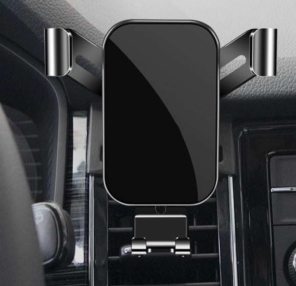 Samochodowy uchwyt na telefon komórkowy do Range Rover Evoque 2012-2019, 360°obrót uchwyt samochodowy na telefon uchwyt na telefon uchwyt samochodowy na kratkę powietrzną, czarny
