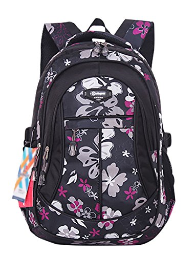 SellerFun Zaino Stampato Impermeabile con 2