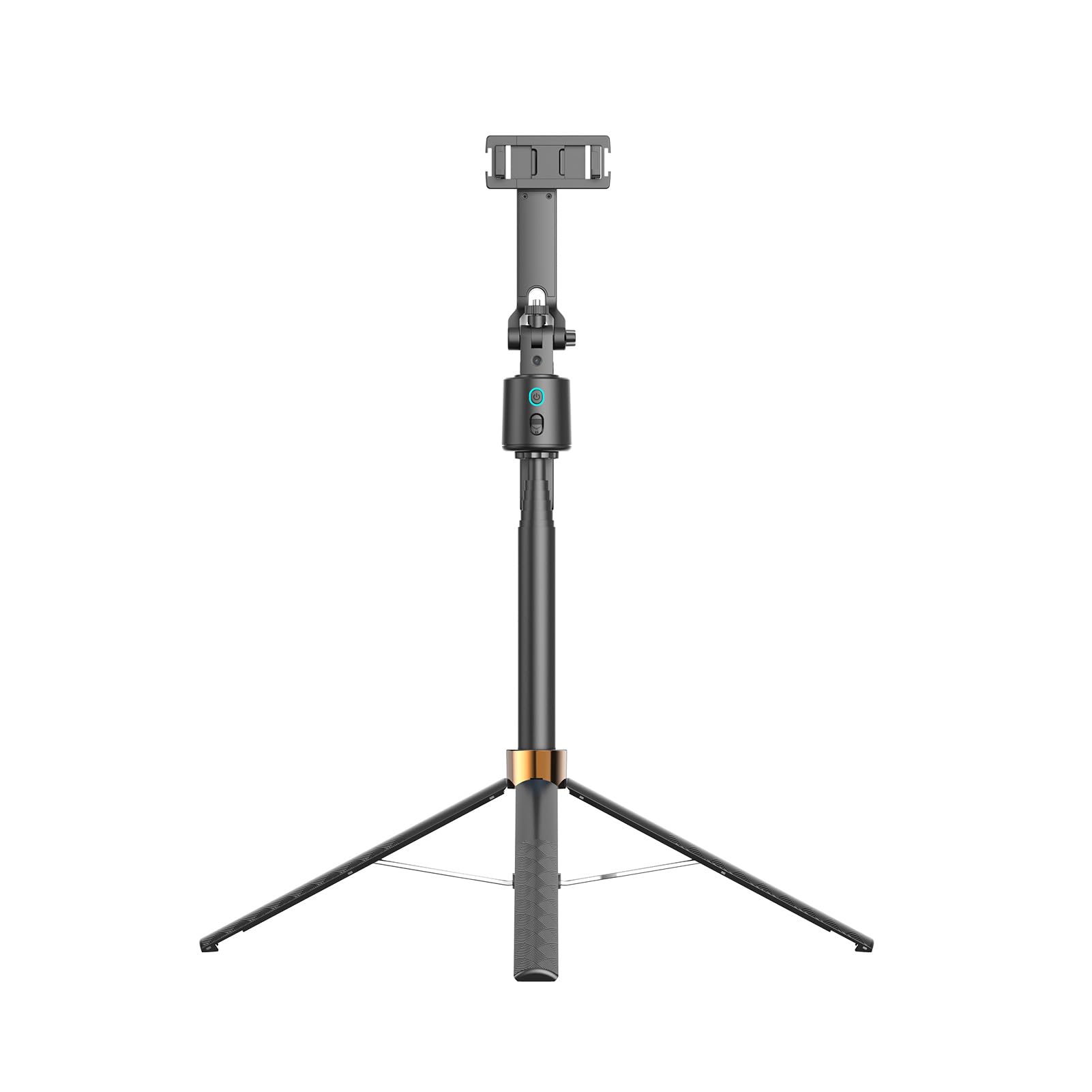 Fafeicy Selfie Stick con Rilevamento Automatico del Volto, Treppiede in Alluminio con Luci a LED per Vlogging e Streaming Live