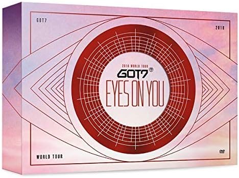 JYP Entertainment GOT7 - GOT7 2018 World Tour Eyes ON You DVD 3Discs+Photobook+Sticker+Photocard+Double Side Extra Photocards Set