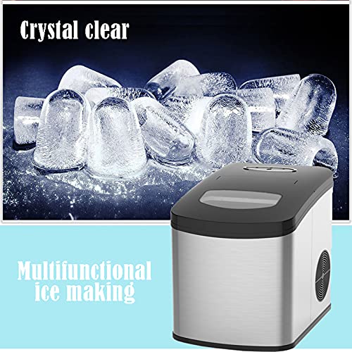 MHGD Automatische selbstreinigende Eismaschine für die Arbeitsplatte, tragbarer Eiswürfelbereiter, einfach zu bedienen… – Bild 4