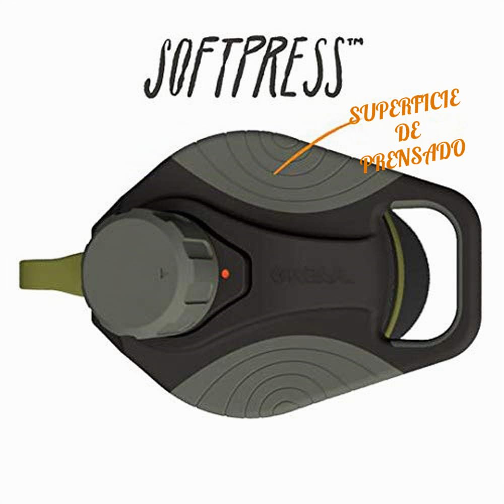 Grayl GeoPress - Filtro de agua para exteriores y viajes, para agua de 250 L, cartucho de filtro intercambiable, color camuflaje negro con 1 filtro de repuesto