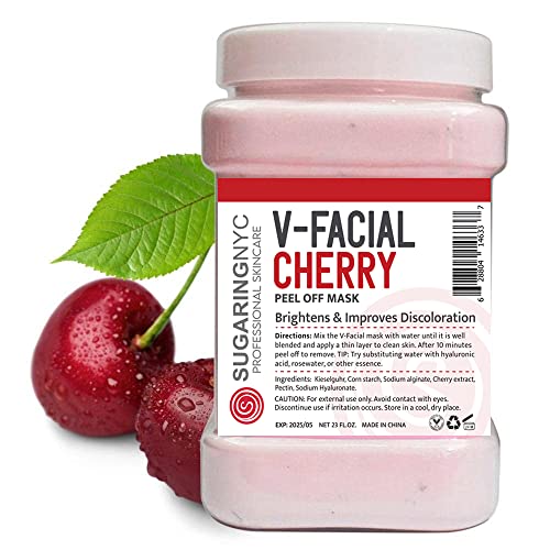 Sugaring Nyc SUGMASKCHERRY Vajacial Jelly Cherry Mask Peel-Off Bikini Underarms Area Peel Mask cover