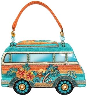 MARY FRANCES Women's Catch a Wave Cross-Body-Handbags, Multicolor