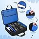 PGmoon DJ Controller Tasche Kompatibel mit Mackie ProFX12v3/ProFX10v3, Audio Mixer Tragetasche mit Mehreren Fächern für Mikrofone, Kabel und Weiteres DJ Equipment (Patentiertes Design)