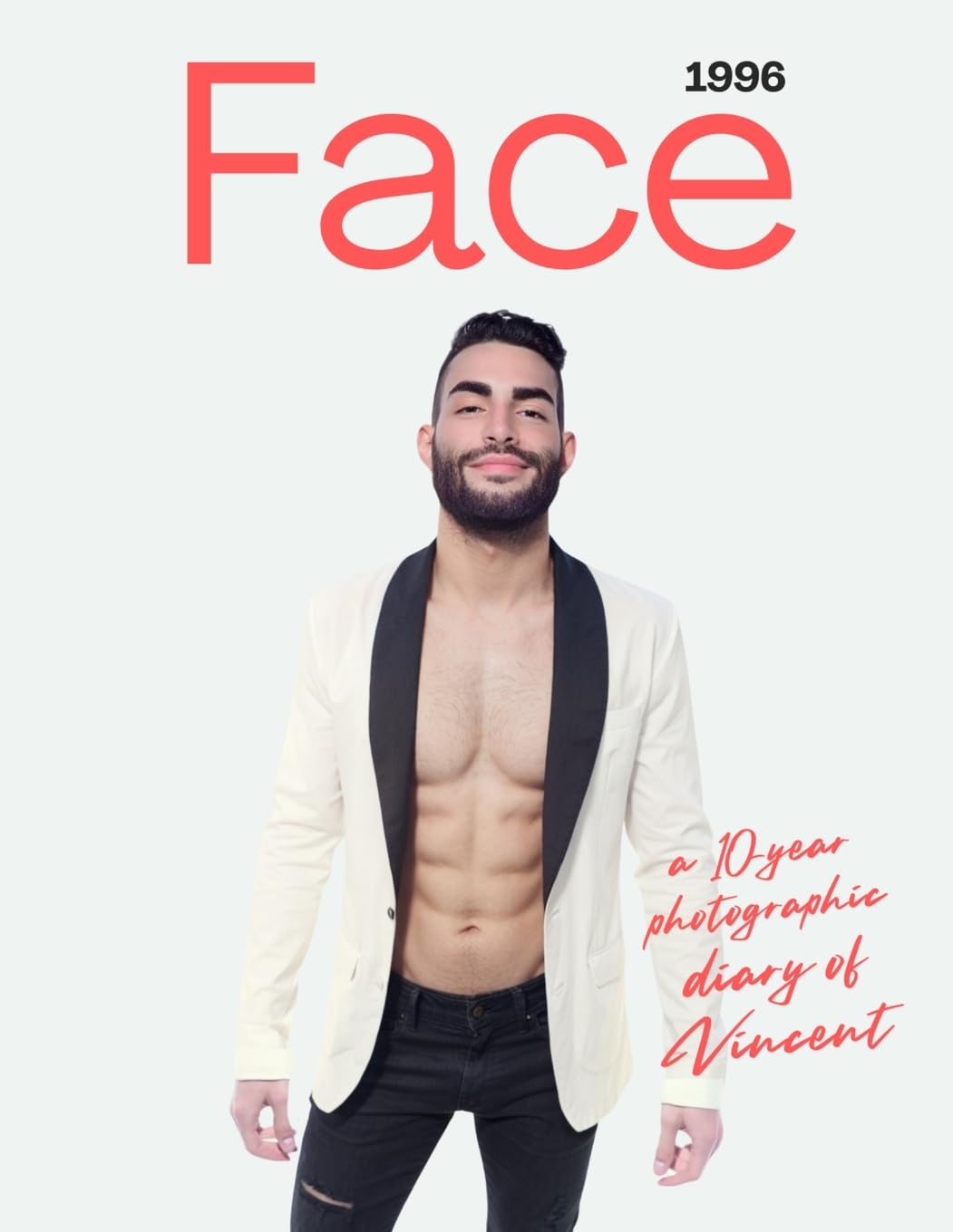 Face (1996) Vincent livre photo vintage pour salon de collectionneur