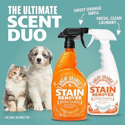 ANGRY ORANGE Fresh Scent and Citrus Stain Remover Bundle, 64 Fl Oz (Pack of 1)
