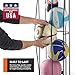 Modern Innovations Vertical Ball Storage Rack (6 Pack) Wall-Mounted Sports Organizer for Soccer, Volleyball, Football, Basketball – Space-Saving Holder for Garage, Gym, or Playroom