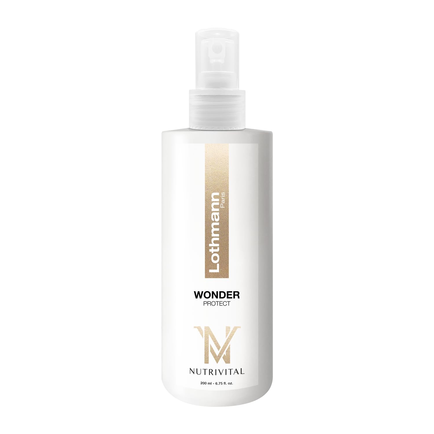 Lothmann Paris - Spray Thermoprotecteur Lait Protecteur Sans Rinçage Wonder Protect - 200ml Protège des Hautes Températures