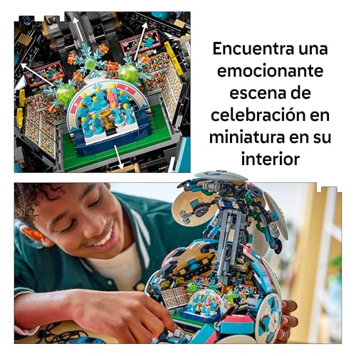 Miniatura 6 de LEGO Editions Balón de Fútbol - Maqueta 3D con Estadio Interactivo en Miniatura - Decoración de la Habitación Juvenil - Regalo para Niños, Niñas Fans de 10+ Años y Adultos Fans del Deporte - 43019