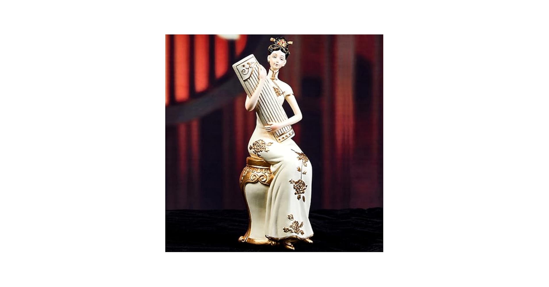 アート・デザイン・音楽 Celebrated Chinese Historical Figures Amazon.com: Music Chinese Classical Girl Statues Musician