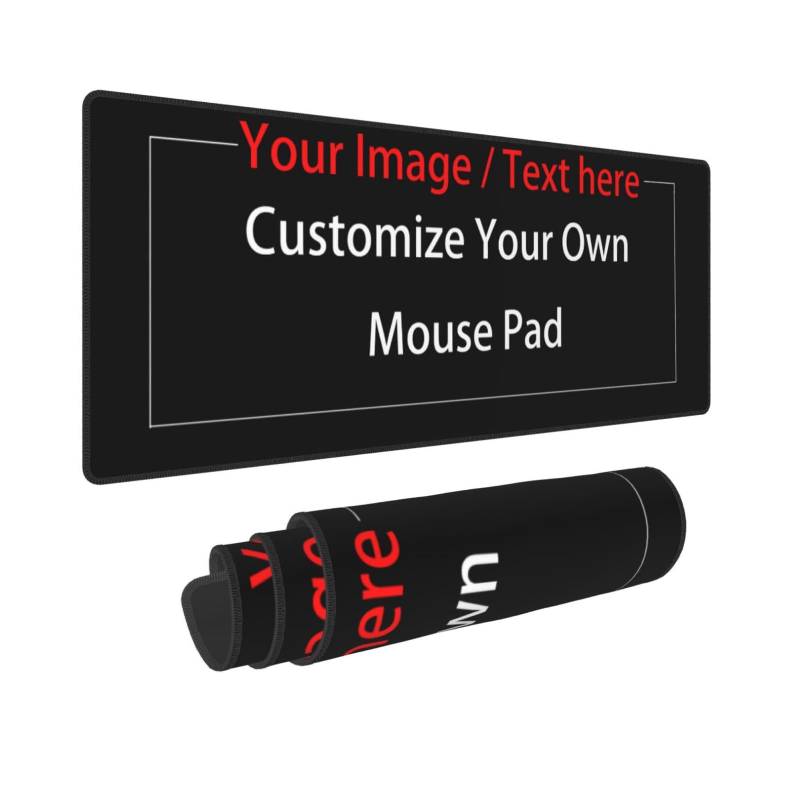 Personalizado Foto Alfombrilla para ratón XXL Profesional (100 x 30 cm). Base Antideslizante Especial para Gamer Personalizada Mouse Pad Personalizable