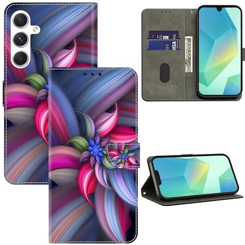 Étui portefeuille Samsung Galaxy A16 avec fermeture magnétique