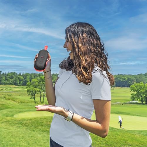 Pin Point Golf Speaker with GPS, 40K+ Courses, IPX7 Waterproof, Red - image 3