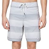 Oakley Men's Standard Boardshort 19, Dot Stripes Grey, 32